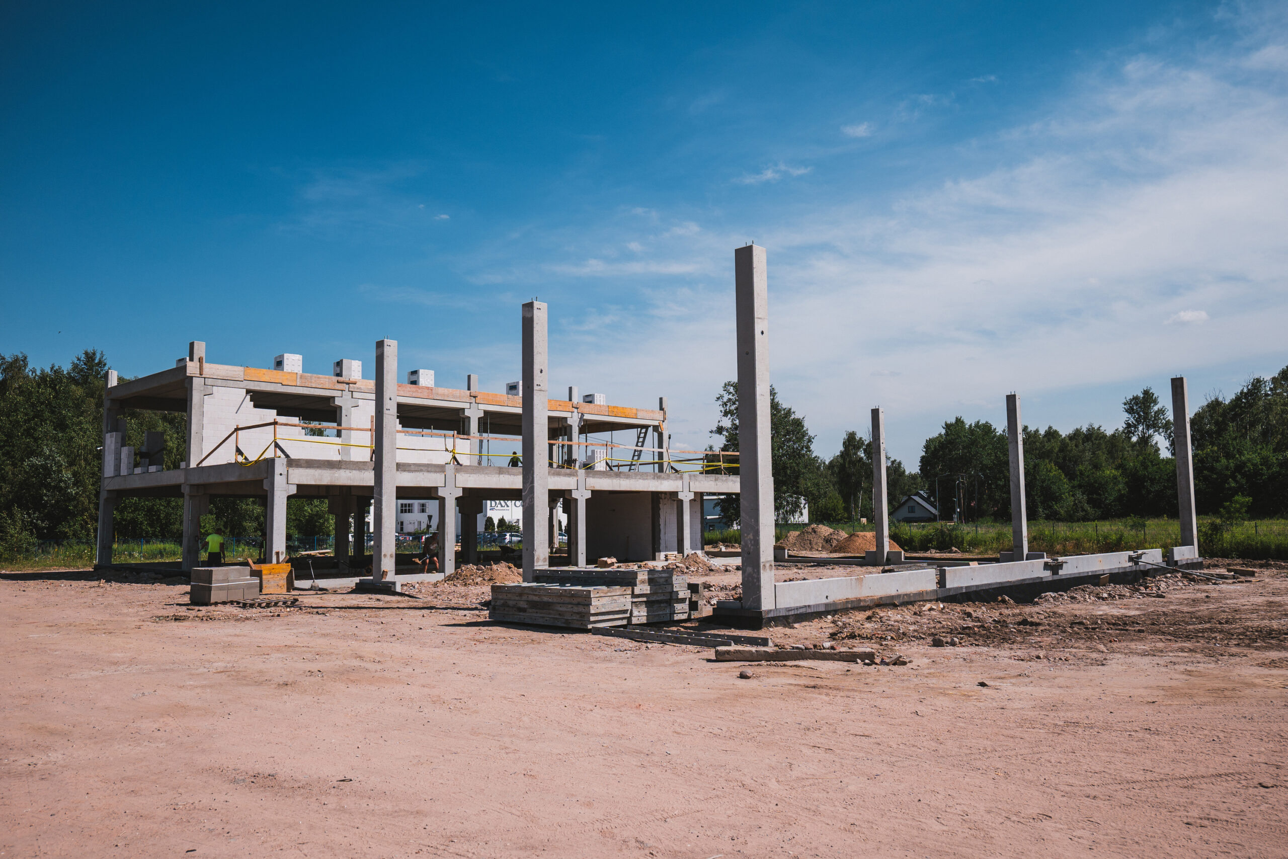 Raport z budowy – budynek warsztatowy Konik Nowy