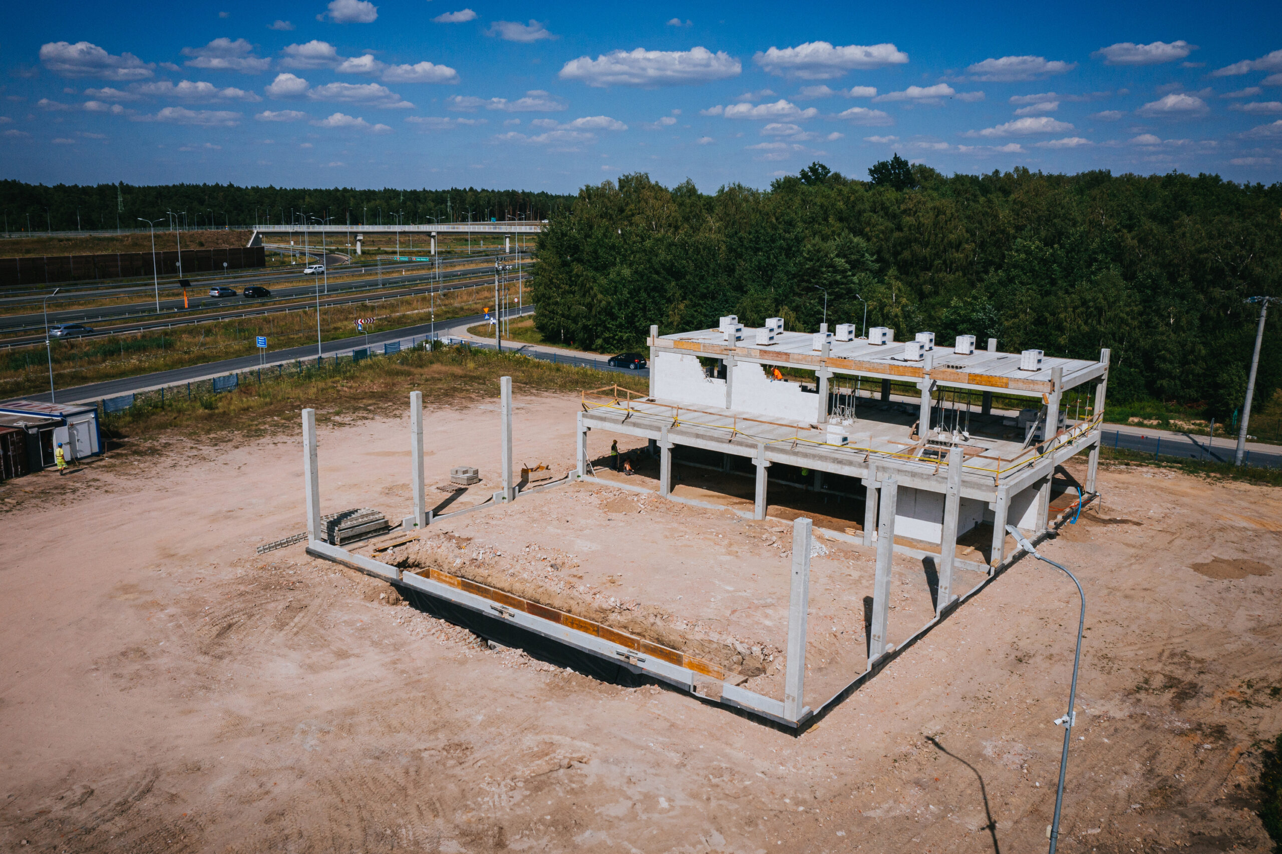 Raport z budowy – budynek warsztatowy Konik Nowy