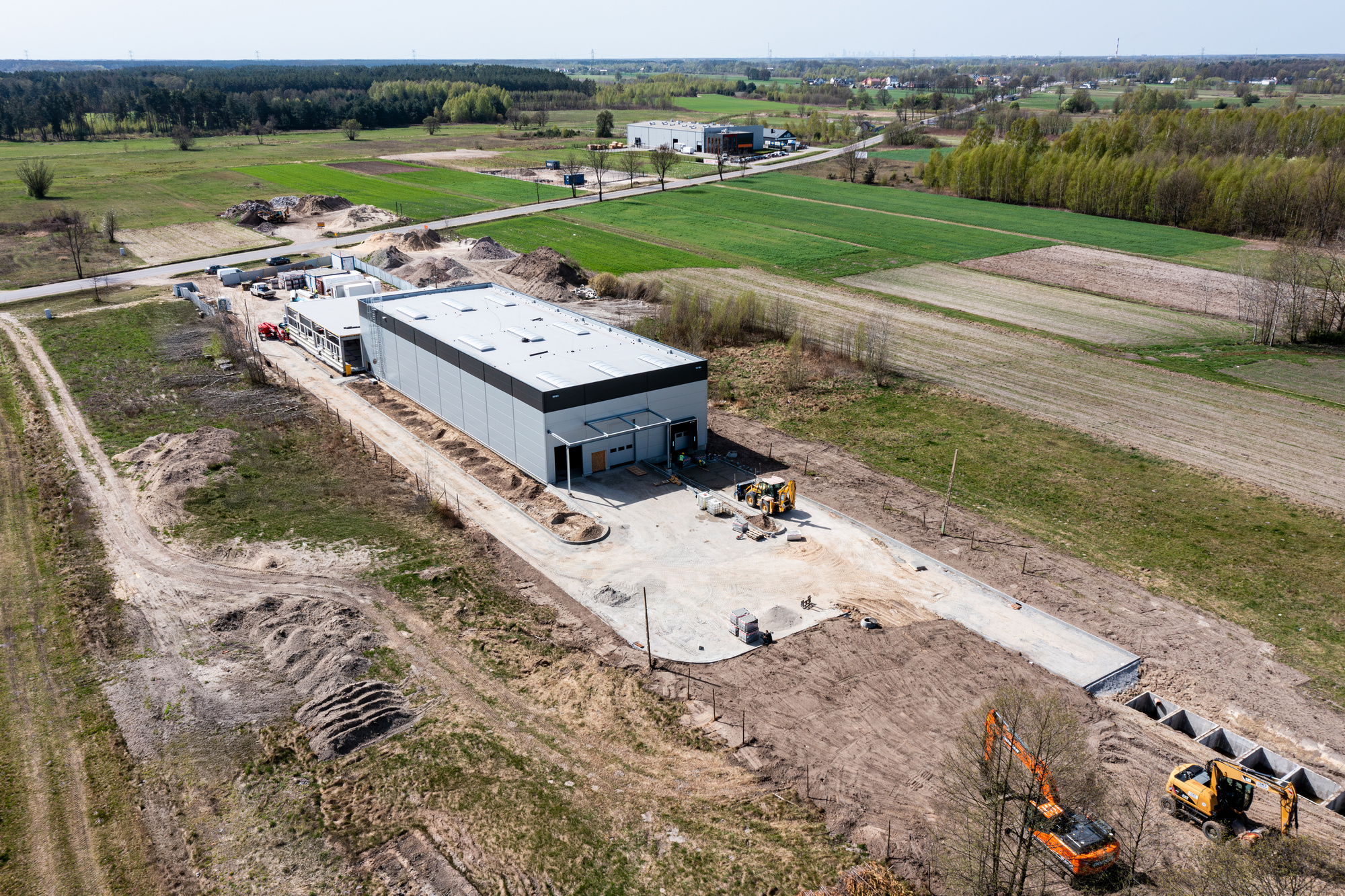 Raport z budowy hali Terjan w Lipce – kwiecień 2025