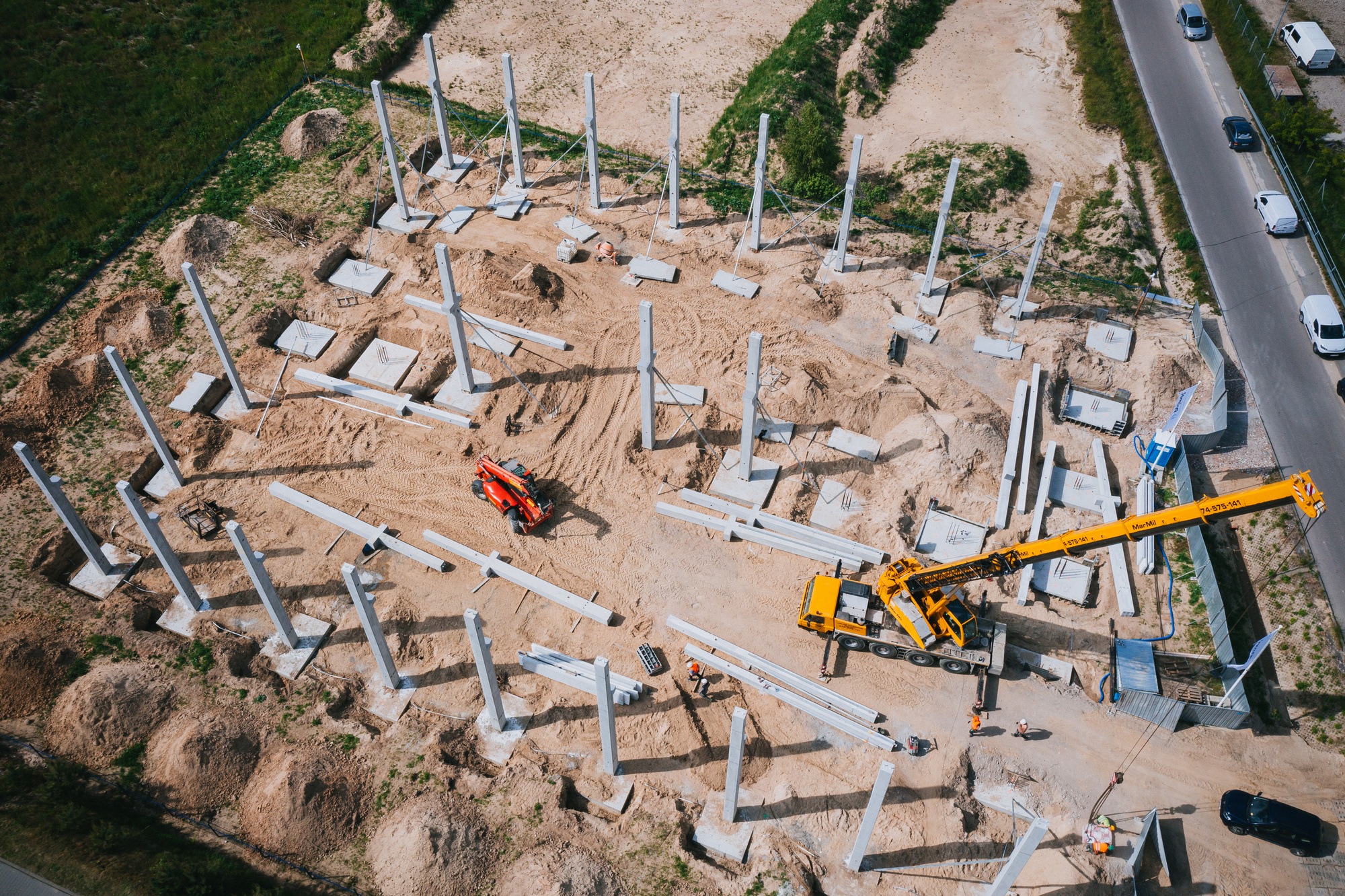 Raport z budowy hali dla HP STAL – czerwiec 2025