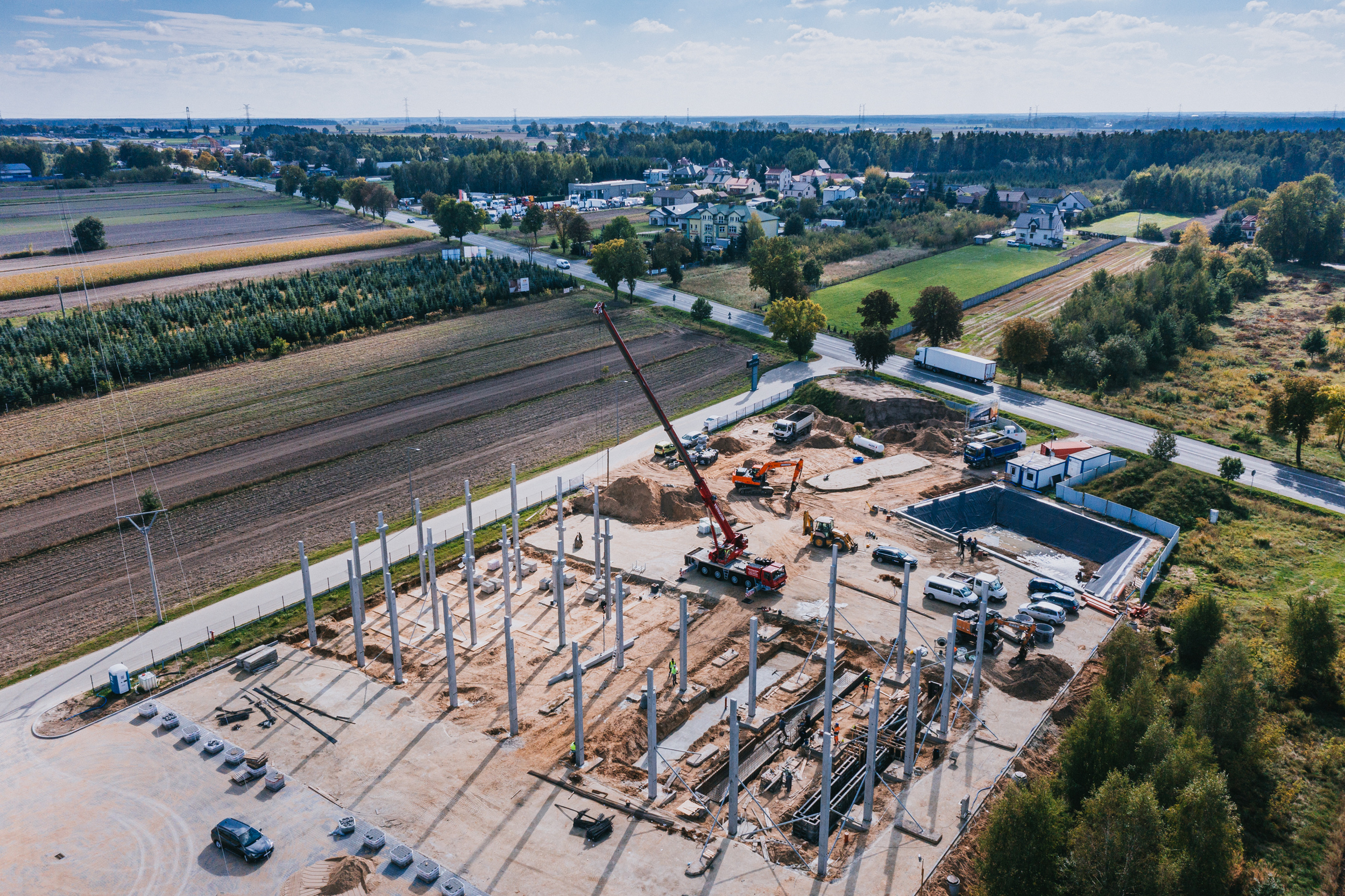 Raport z budowy serwisu Mercedes-Benz Trucks w Ujrzanowie