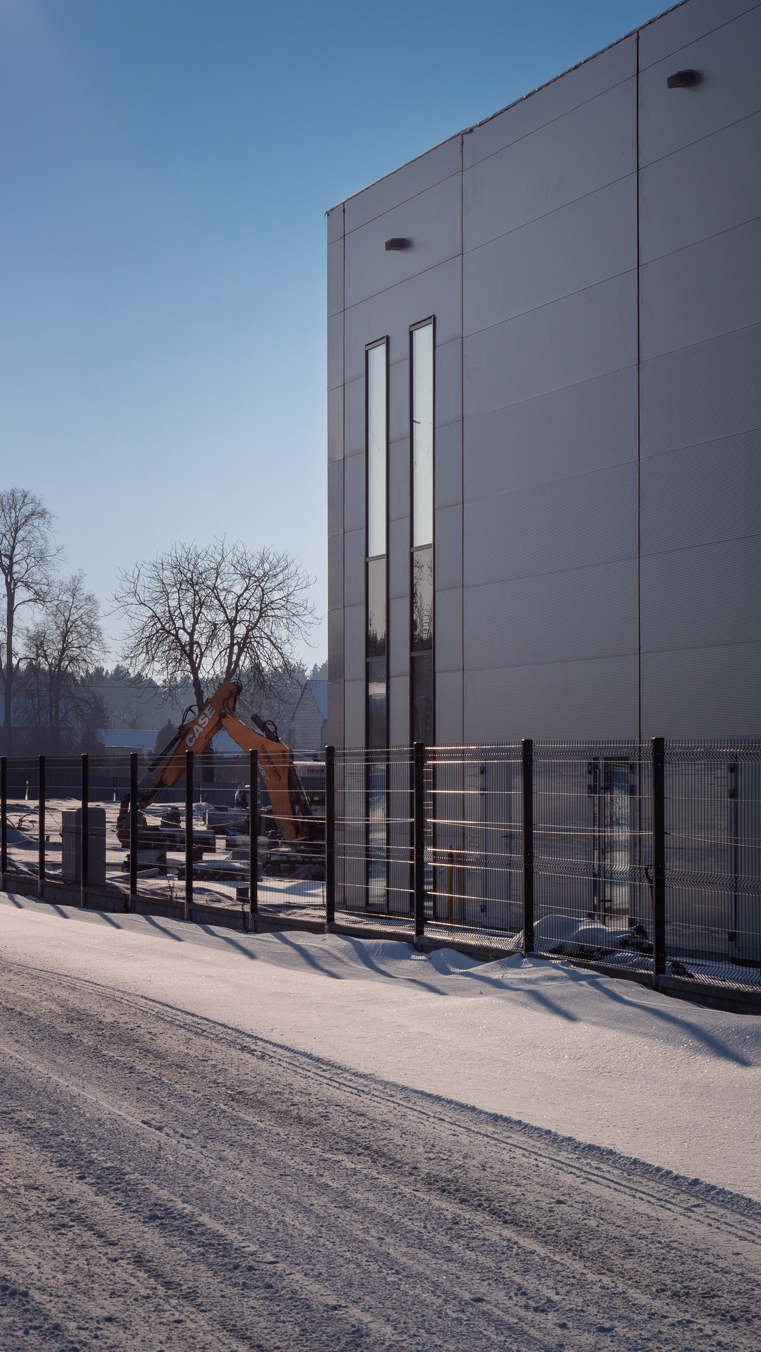 Budowa serwisu Mercedes-Benz Trucks w Ujrzanowie – zimowy raport
