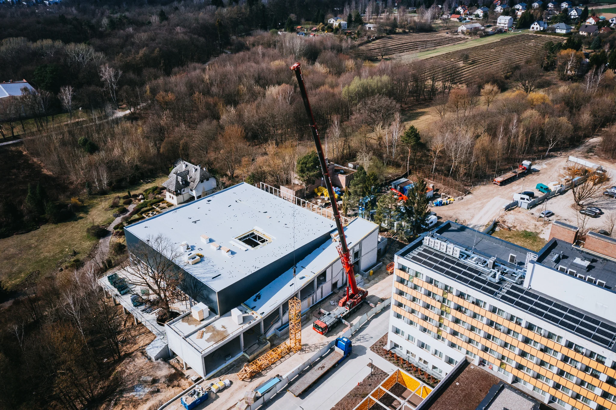 Imponująca sala wielofunkcyjna gotowa! POL-MET w sercu wielkiej rozbudowy Arche Nałęczów.