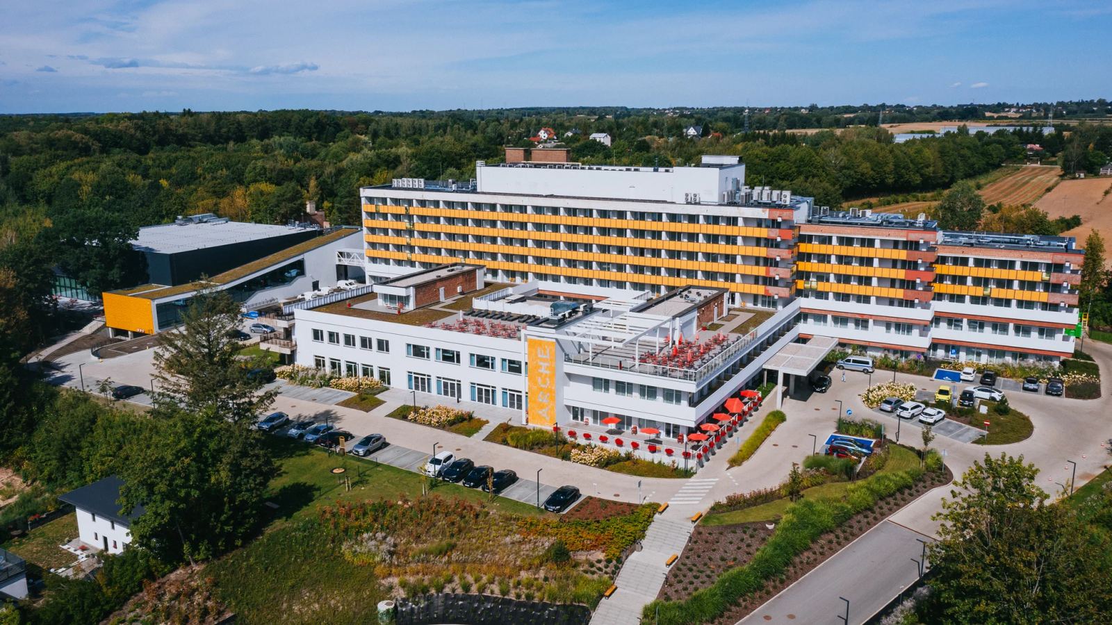 Rozbudowa Arche Nałęczów – Centrum Konferencyjne i Sala Optymizmu