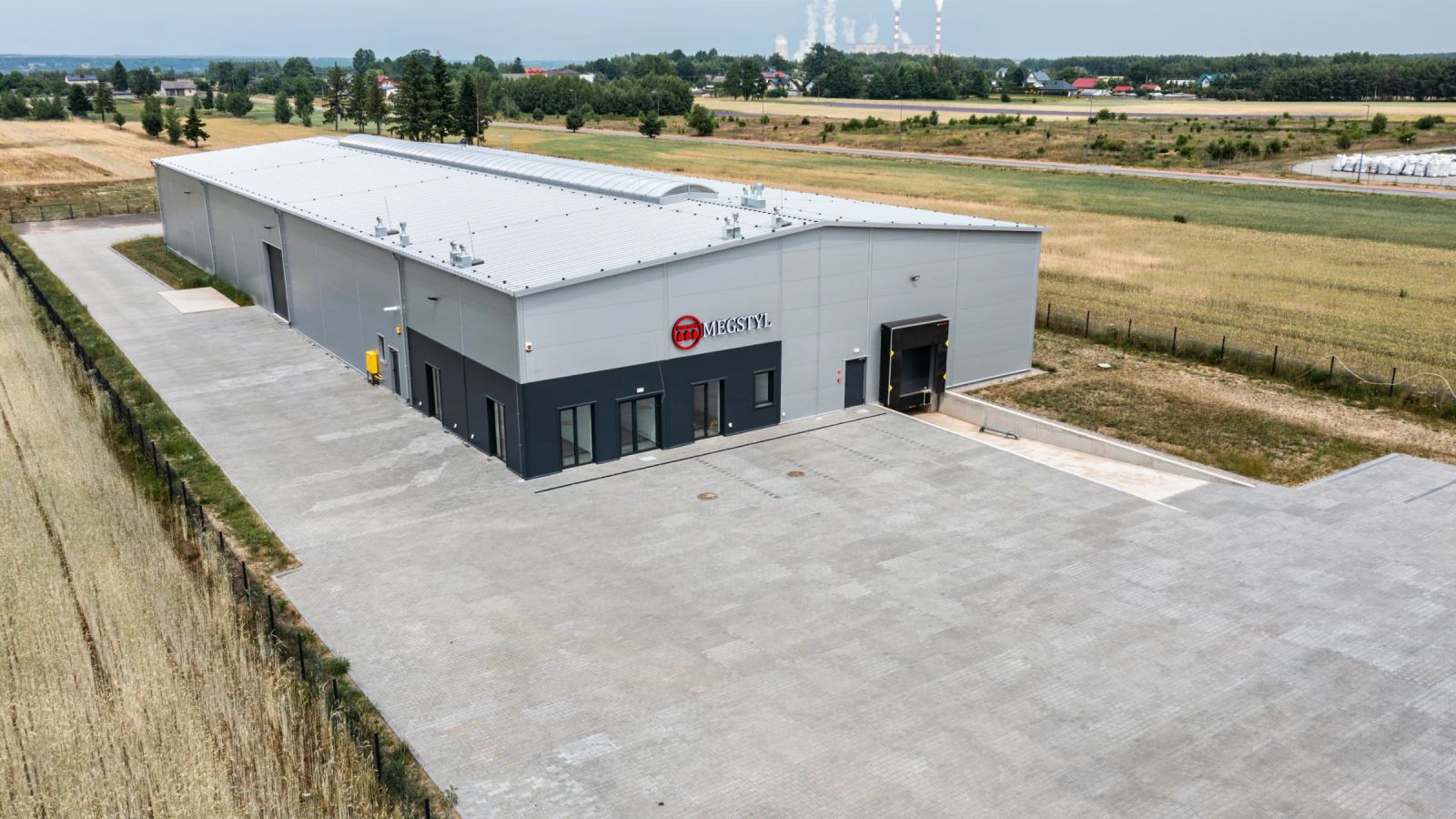 Hala produkcyjna z konstrukcją stalową dla przemysłu w Kleszczowie