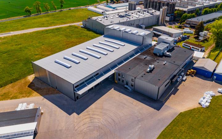 Hala produkcyjno-magazynowa dla zakładu produkcyjnego w Wąbrzeźnie