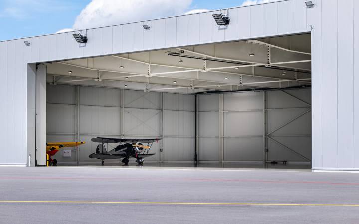 Hangar na samoloty w Gdańsku