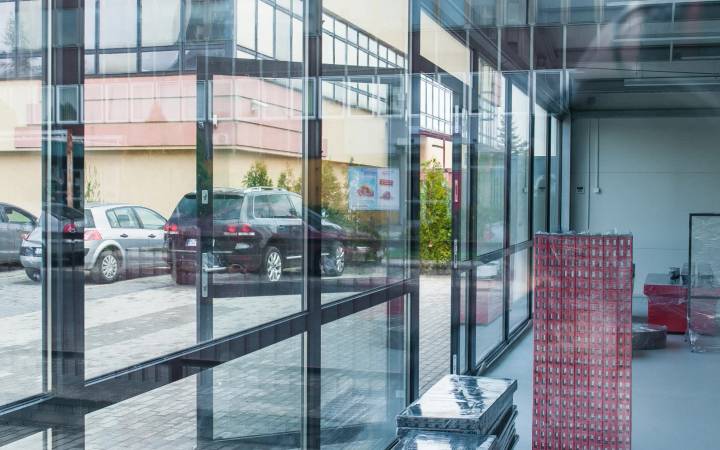 Hala usługowa stalowa dla handlu w Zawierciu